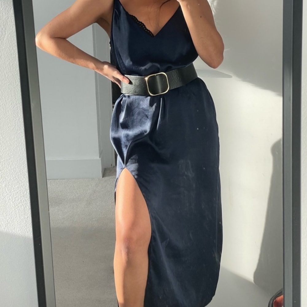 Wilfred Only Slip Navy dress